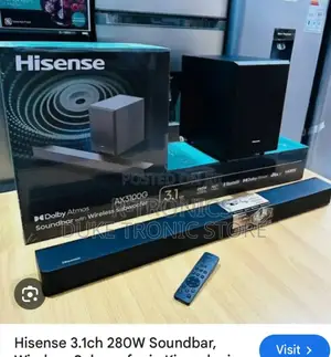Hisense Soundbar 280W 3.1 CH