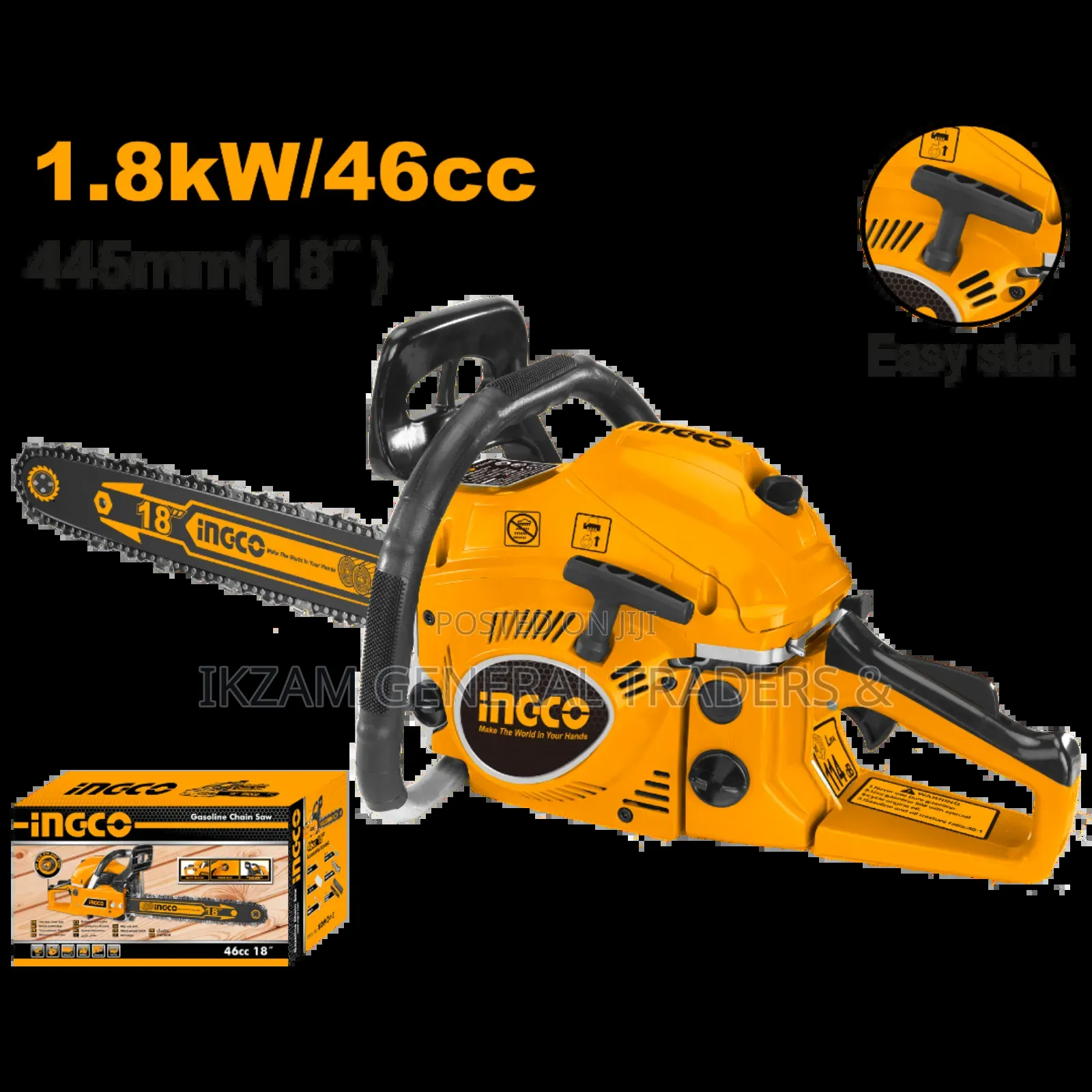 Chainsaw Gasoline 18"