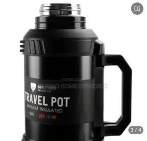 Travel Pot Vacuum Insulated Double Wall Stainless Steel