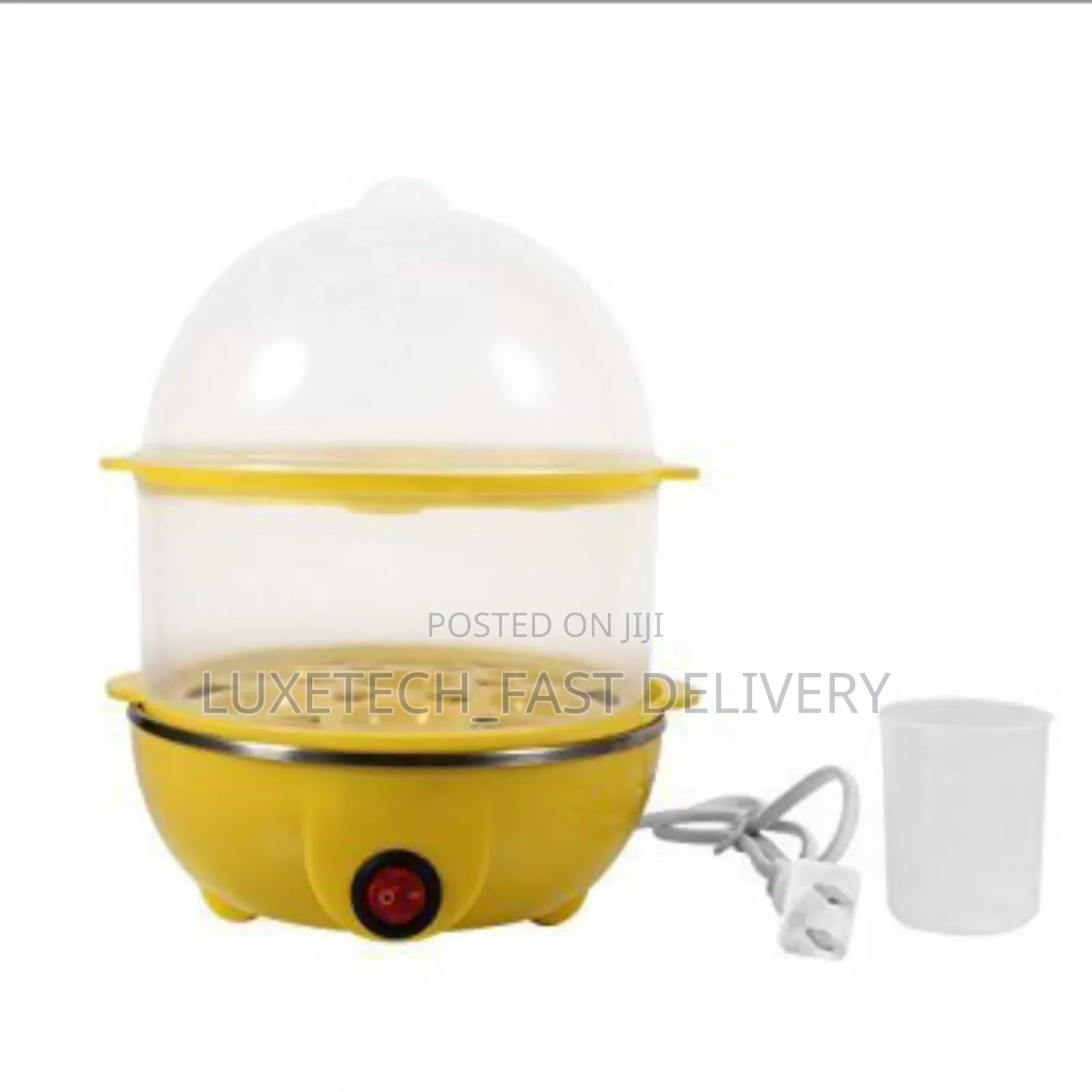 Double Layer Electric Egg Boiler – 14-Eggs Automatic Cooker/Steamer