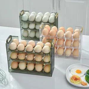 Egg Tray Fresh Storage 30 Grid Egg Holder for Fridge Table