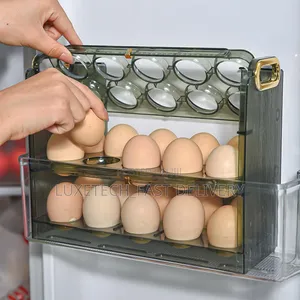 Multi Layer Egg Storage Box Stackable Large Capacity