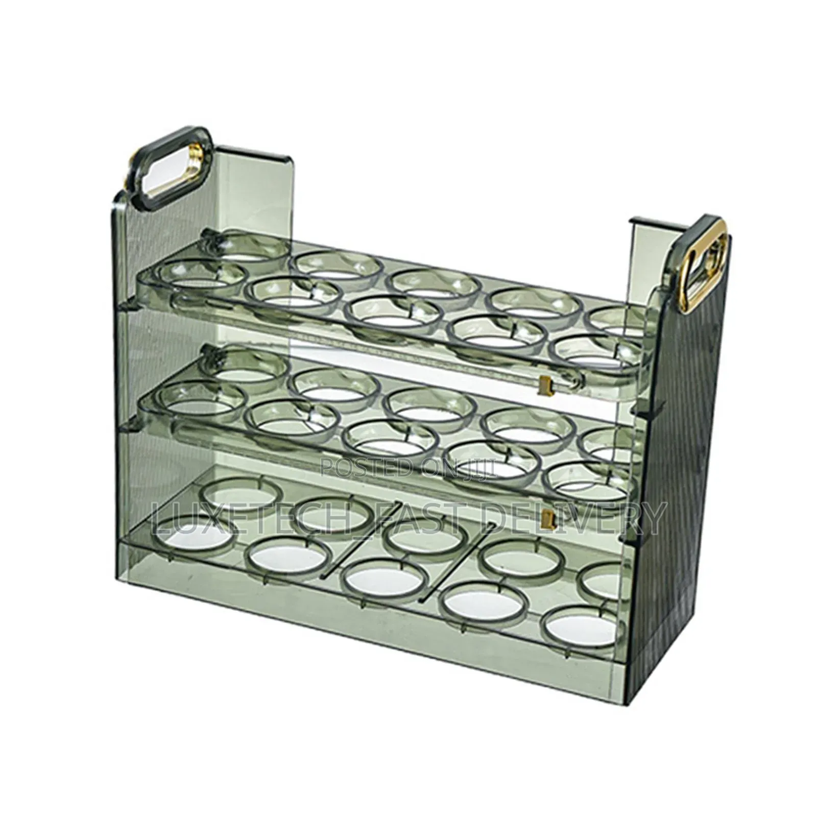 Egg Holder for Refrigerator | Storage Box for Fridge 3-Layer