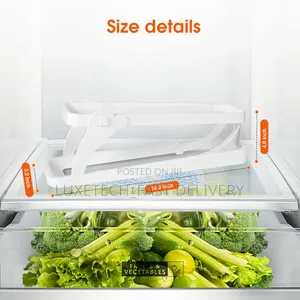 Slim Rolling Egg Storage Rack Fridge
