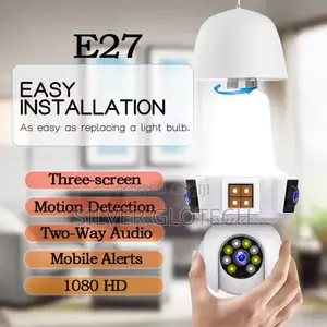 PTZ 3 Lens Bulb Camera Available