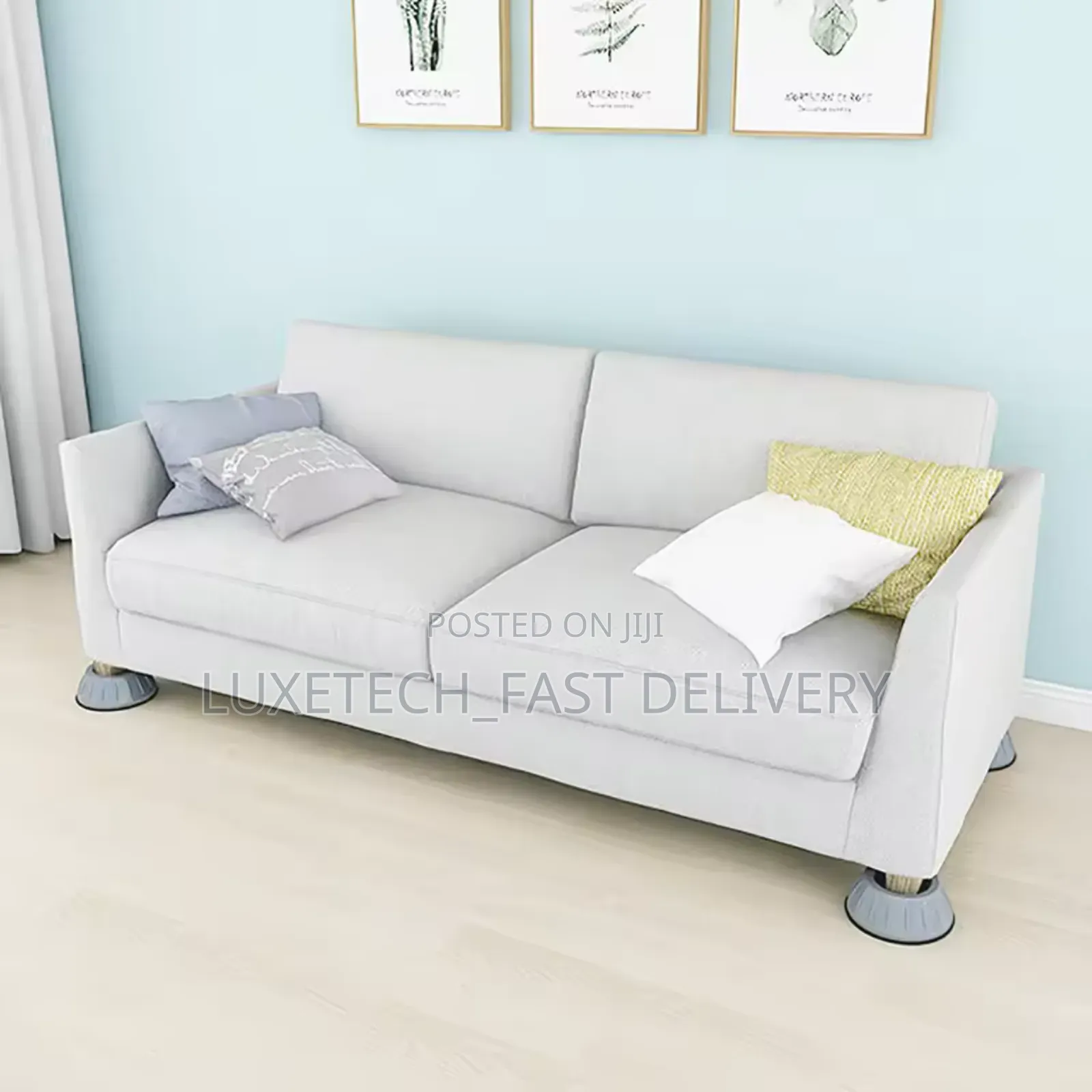 Universal Shock-Absorbing Anti-Slip Base for Washers/Fridge