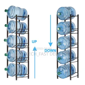 5 Gallon Water Jug Rack Detachable Water Bottle Holder