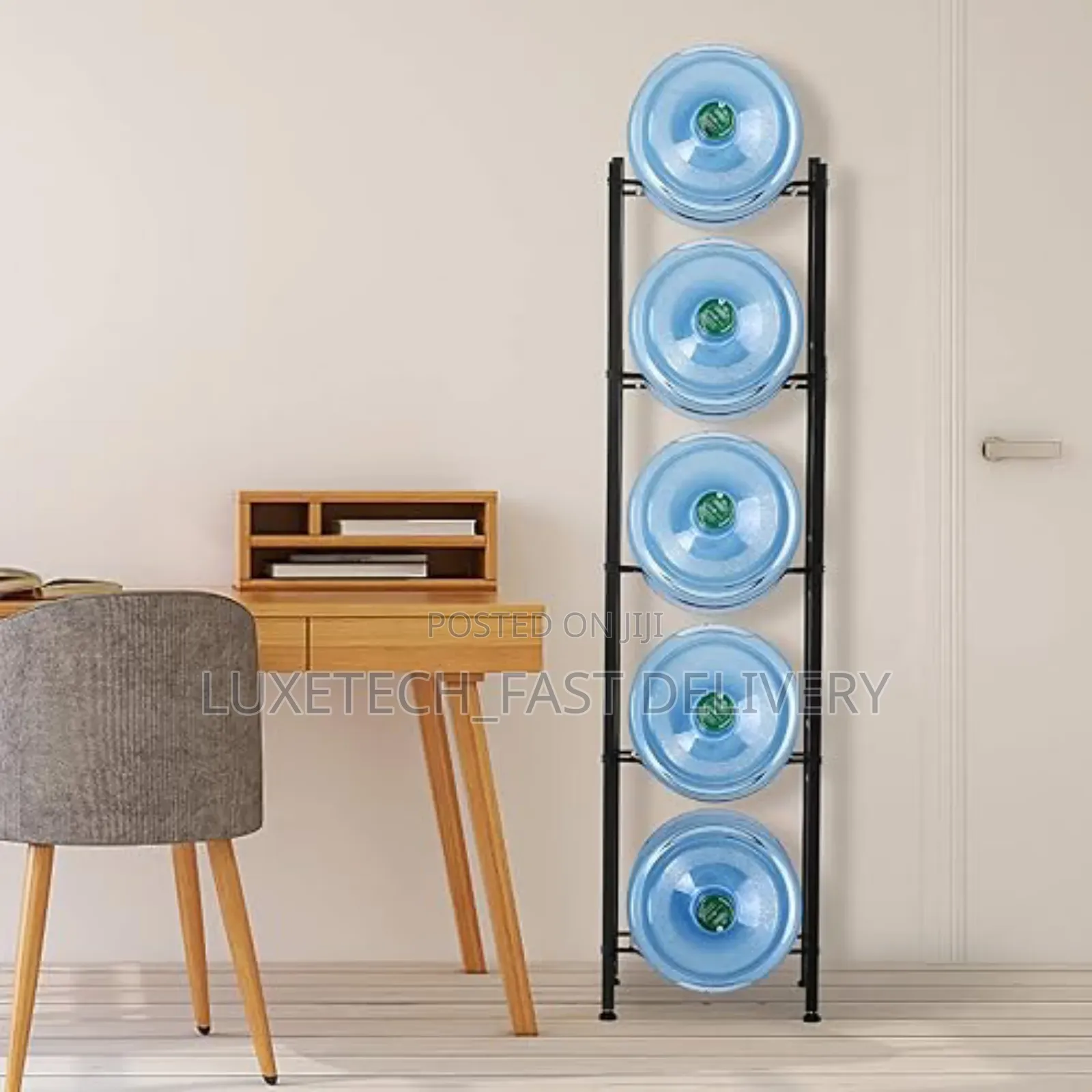 5 Rack Metal Bottle Stand Holder