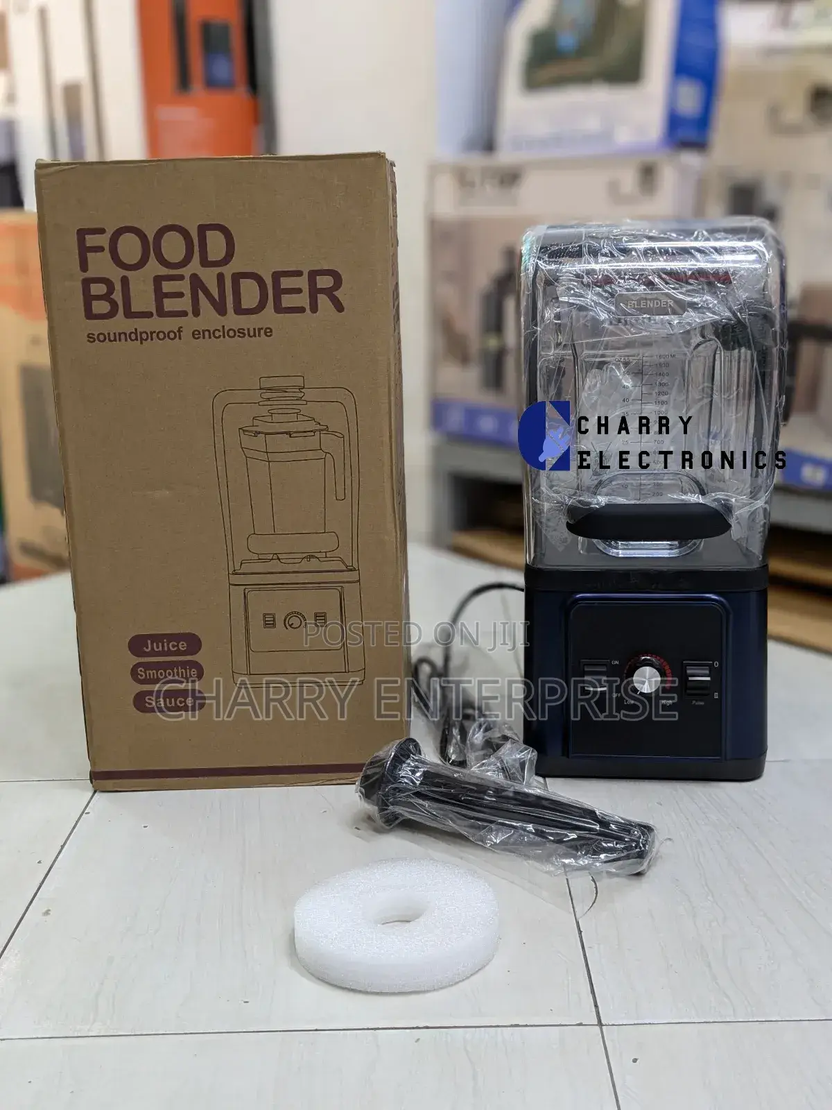 SOUNDPROOF Heavy Duty FOOD Blender for Juice, Smoothie 1.6L