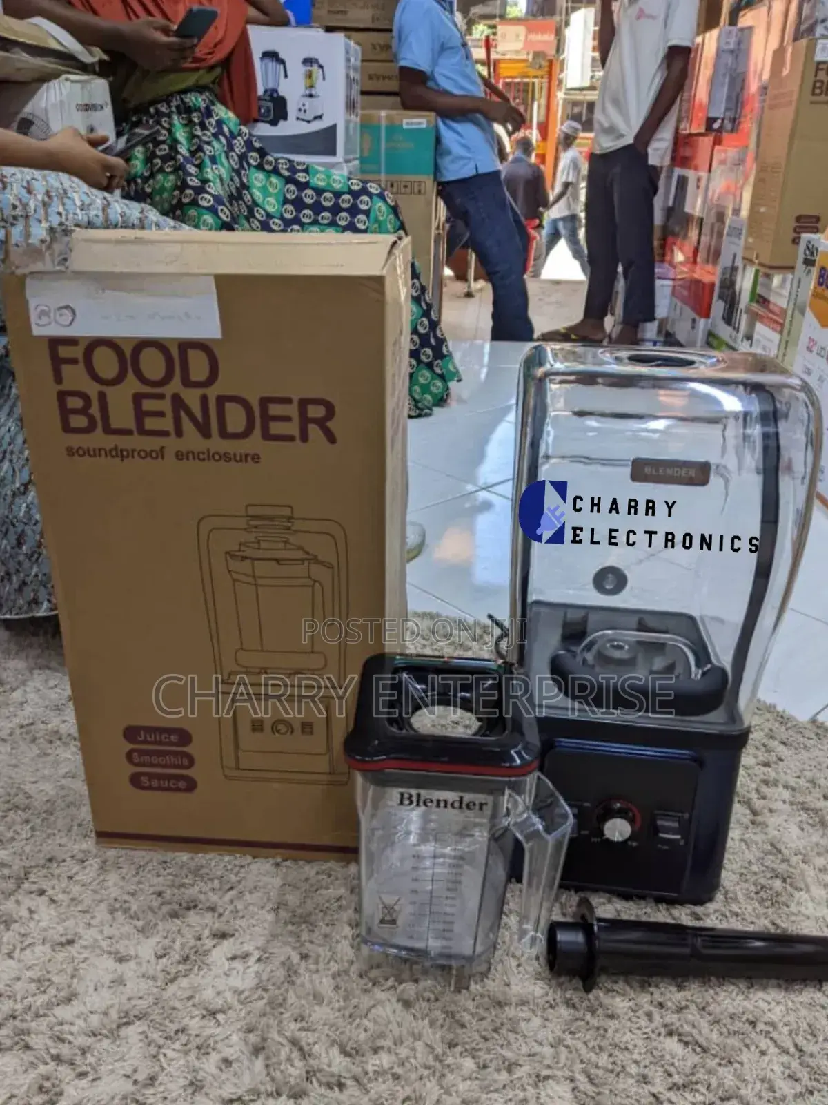SOUNDPROOF Heavy Duty FOOD Blender for Juice, Smoothie 1.6L