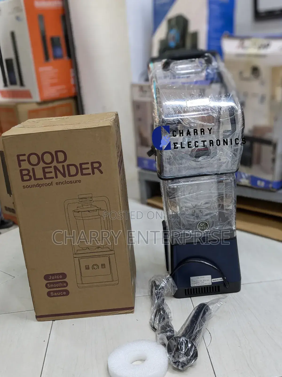 SOUNDPROOF Heavy Duty FOOD Blender for Juice, Smoothie 1.6L