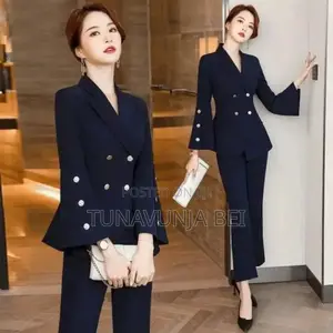 Double Breast Blazer Ladies Suit