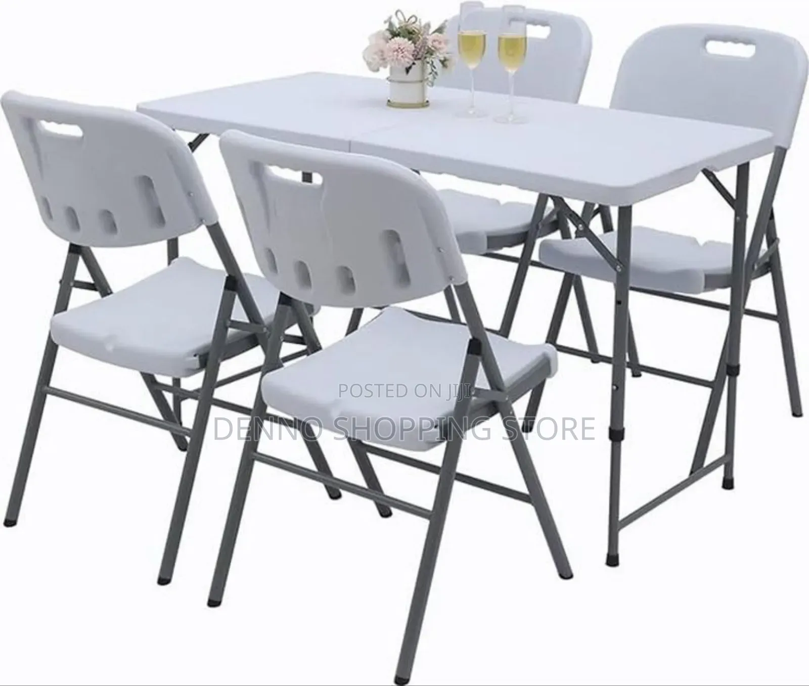Meza Na Viti Vinne(4) Foldable Chairs