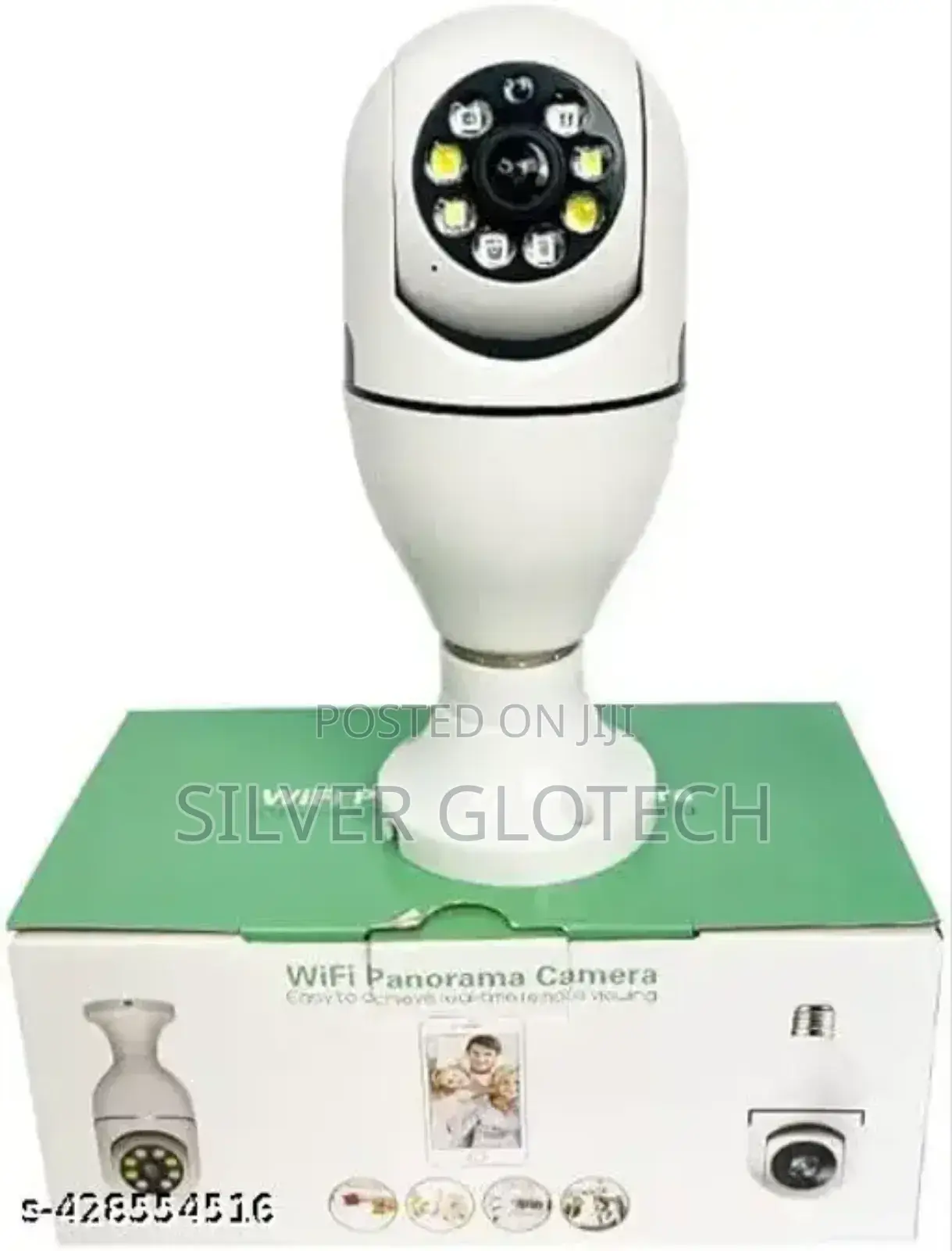 CCTV Bulb Camera PTZ Panorama Unaconnect Na Simu Pia
