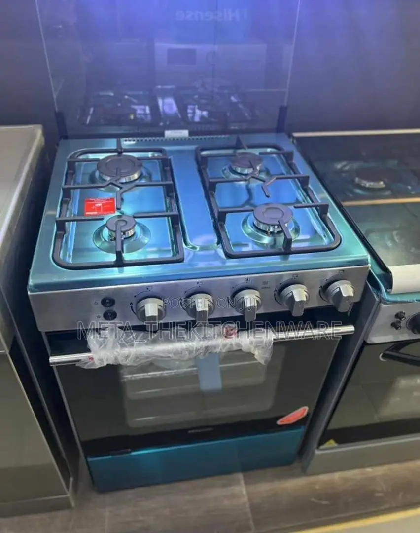 Hisense Cooker 4 Gas Burner + Electric Oven