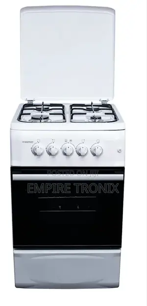 Westpoint 4 Gas Burner 50x55cm White - WCER5540GGI