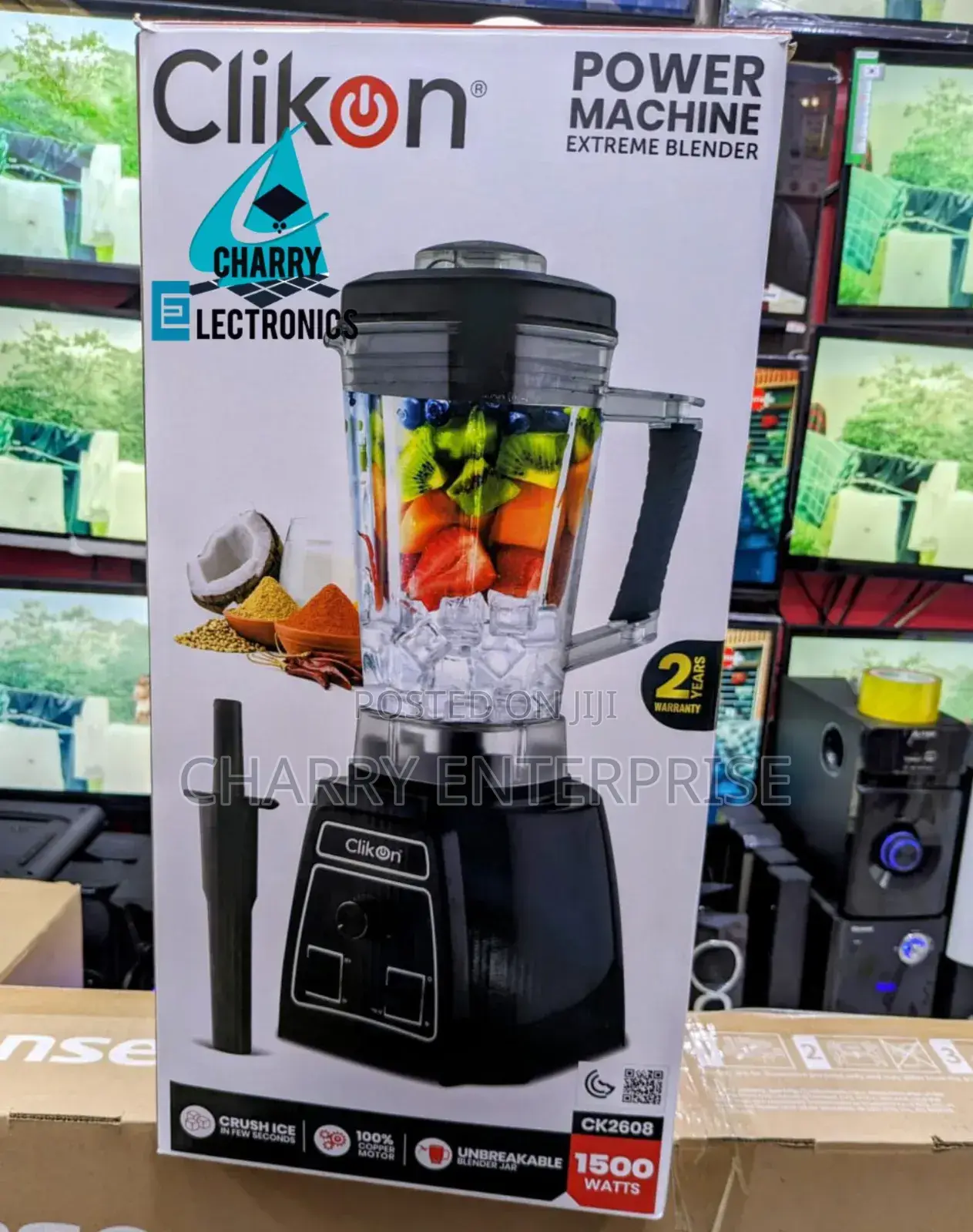 Clikon Powerful Machine Extreme Blender 1500W 2L