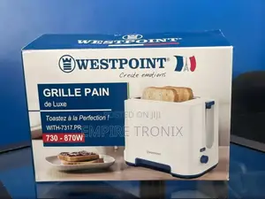 Westpoint Toaster 2 Slice 870W White WITH7317.PR