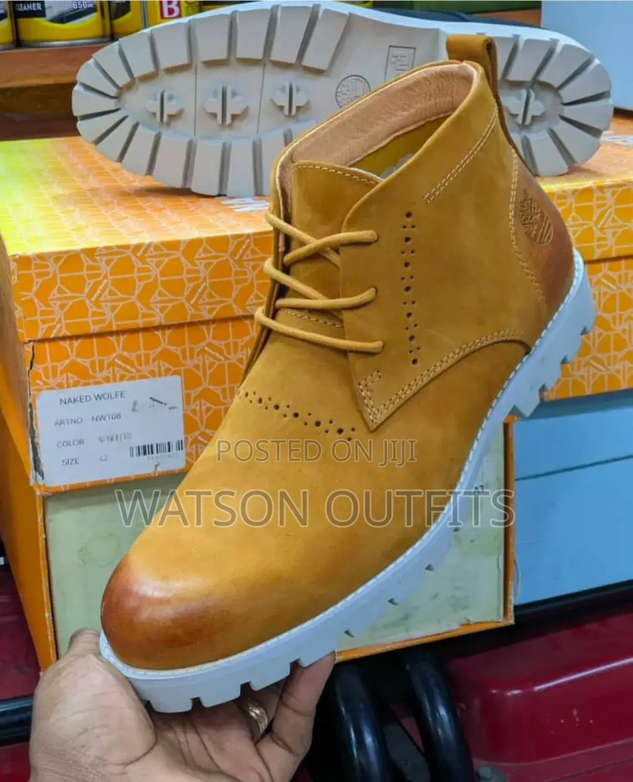 Buti Kali Na Mpya Za Timberland Za Ngozi