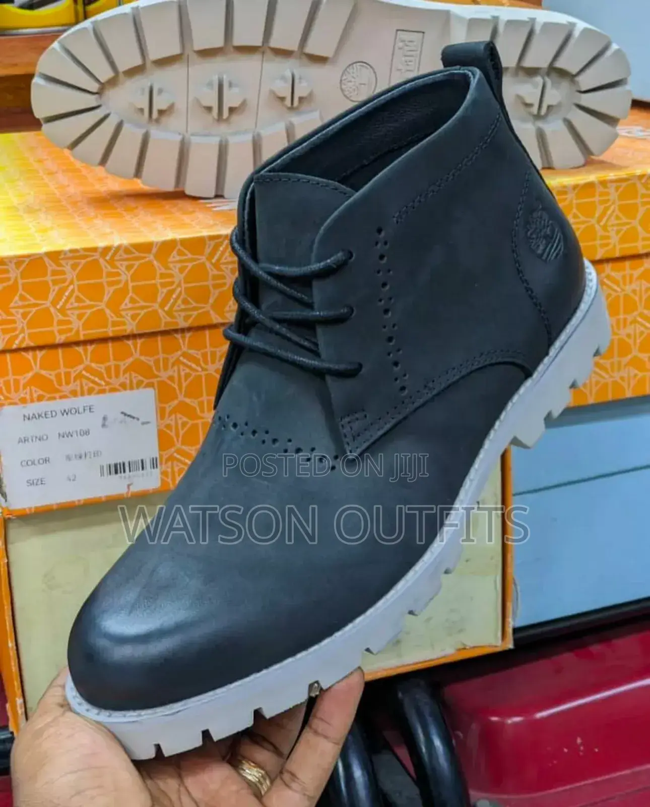 Buti Kali Na Mpya Za Timberland Za Ngozi