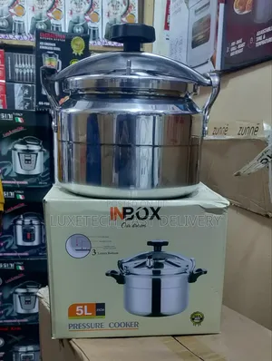 Pressure Cooker 5L Inatumika Kwenye Jiko LA Gas Na Mkaa