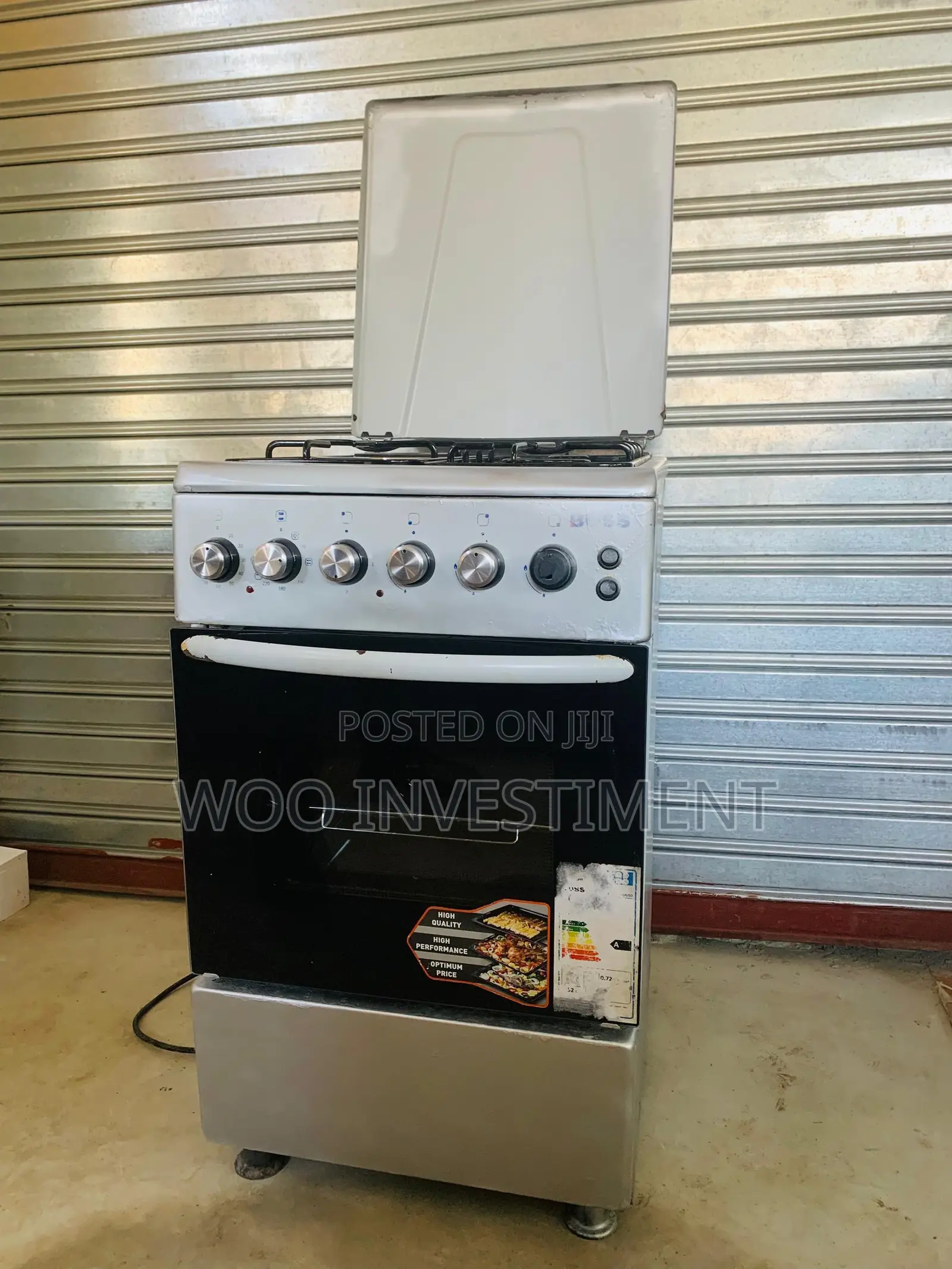 Jiko Boss Cooker Gas 3 Umeme1 Oven Mpya Kabisa