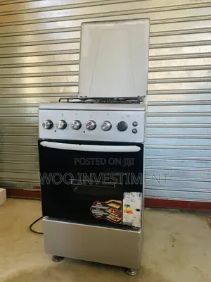 Jiko Boss Cooker Gas 3 Umeme1 Oven Mpya Kabisa