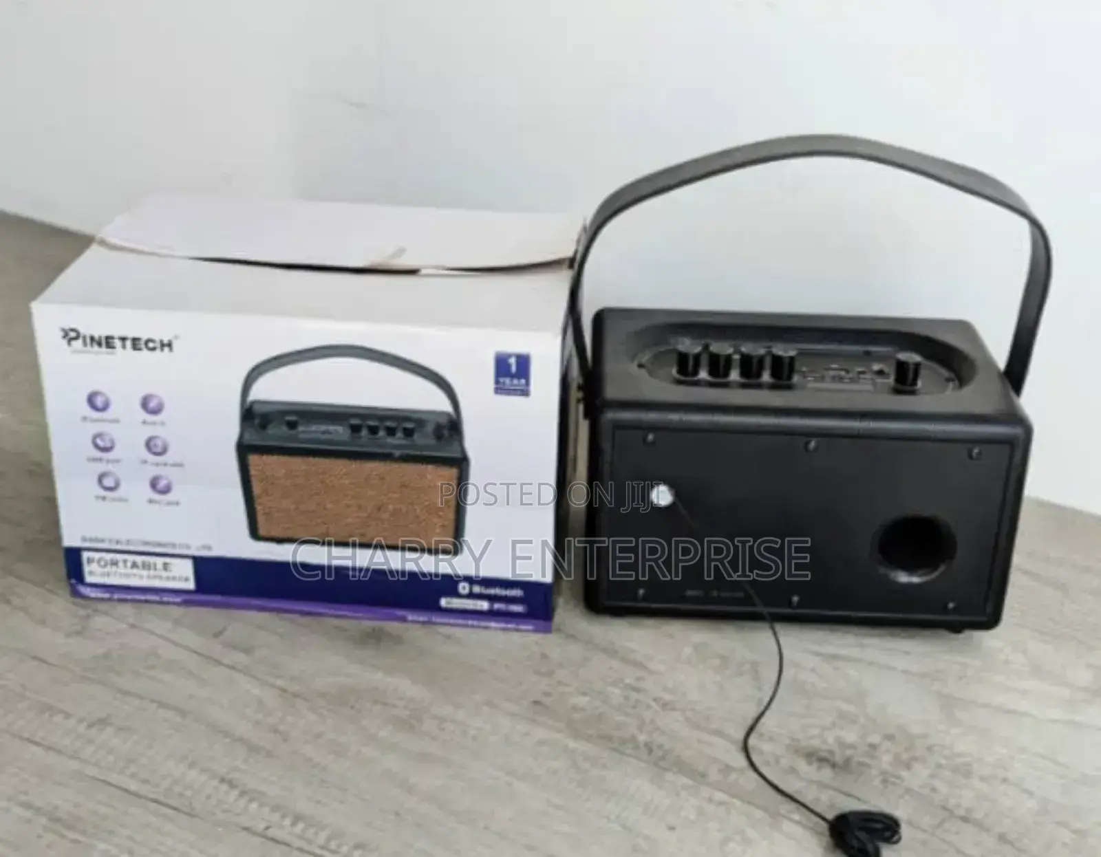 Pinetech Portable Rechargeable Bluetooth Speaker