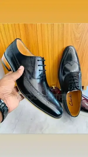 Viatu Vya Ngozi Vya Clarks Brand Vipya Na Original