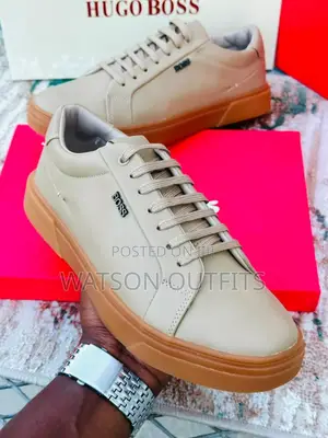 Viatu Vya Ngozi Vya Boss Vipya Kabisa