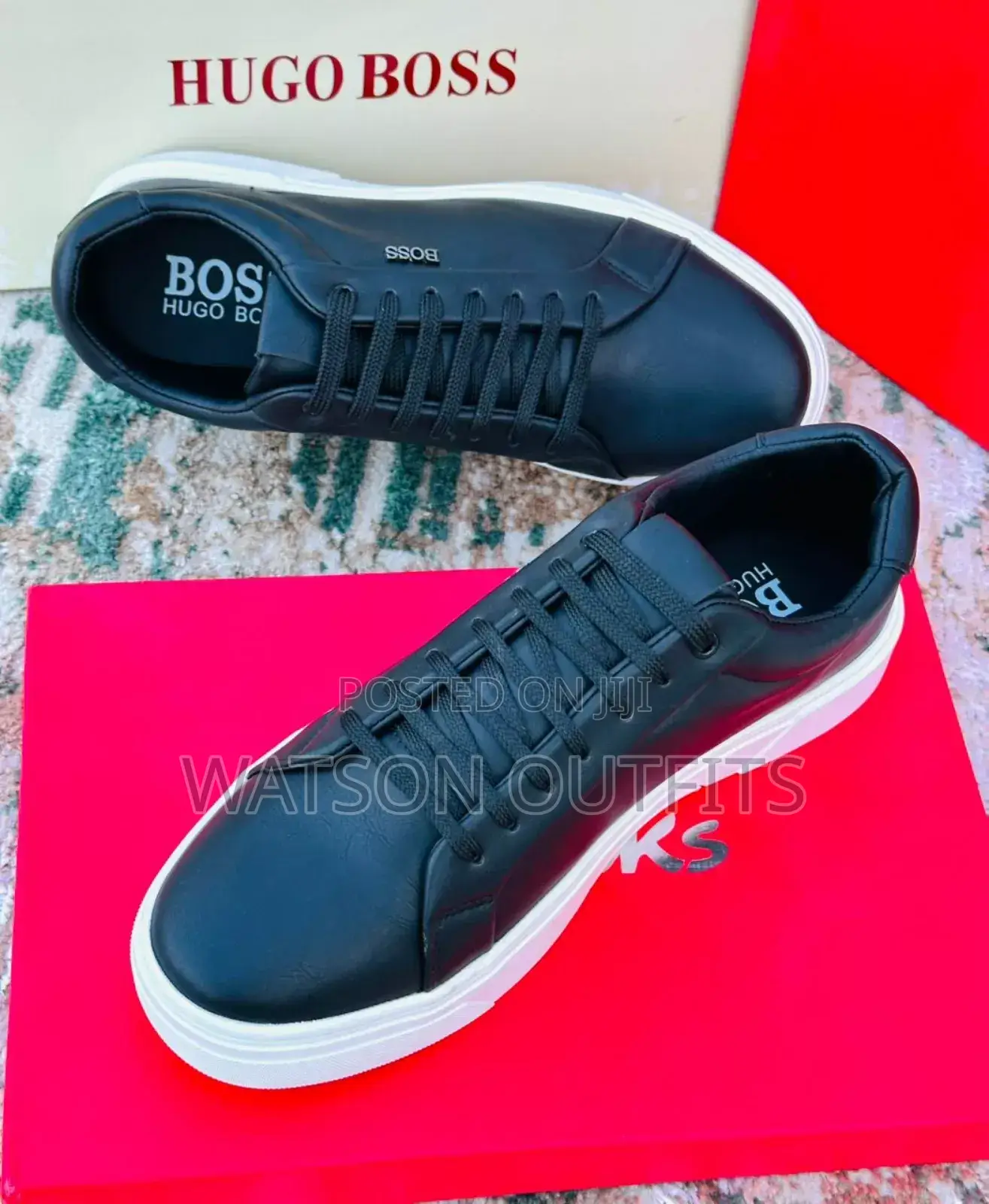 Viatu Vya Ngozi Vya Boss Vipya Kabisa