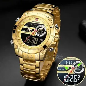 Naviforce Kijicho Stainless Steel Gold