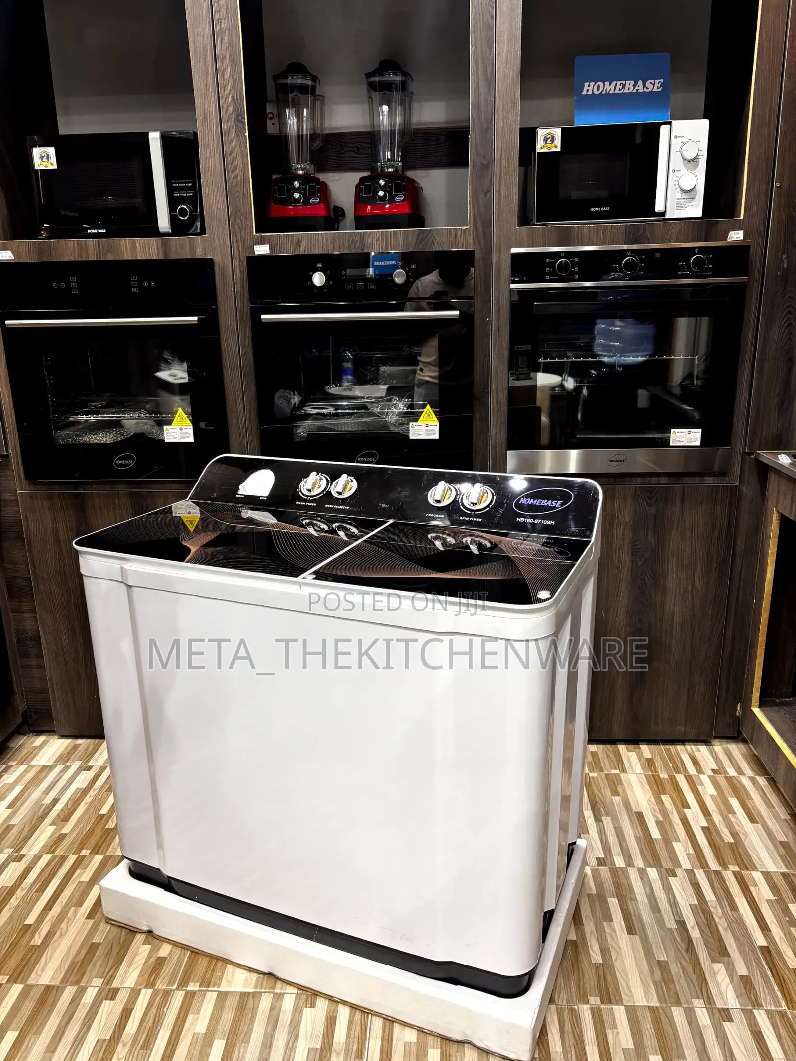 Homebase Manual Twin Tub Washing Machine 8kg