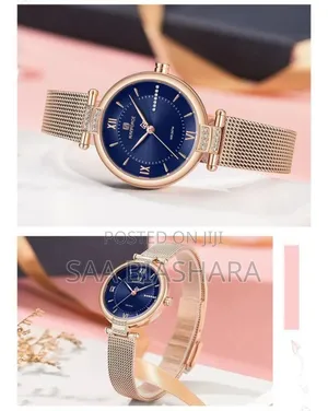 Navi for Ladies Stainless Steel Gold (Numeric) 6