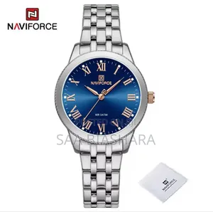 Naviforce for Ladies (Numeric) 5 Silver and Blue