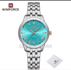 Naviforce for Ladies (Numeric) Silver and Light Blue
