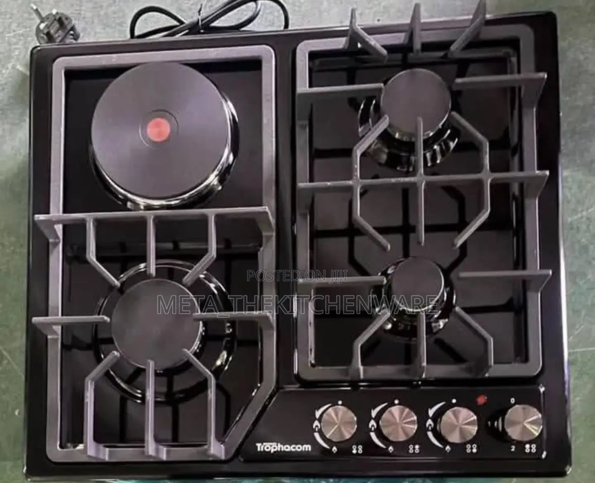 Trophacom Built in Cooker 3 Gas + 1 Electric Hob