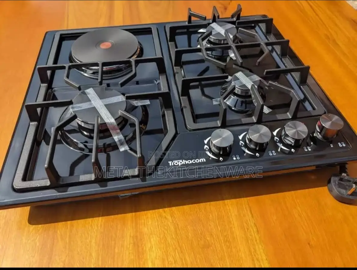 Trophacom Built in Cooker 3 Gas + 1 Electric Hob