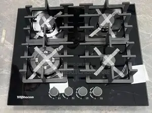Trophacom Built in Glass Cooker 4 Gas Burnr