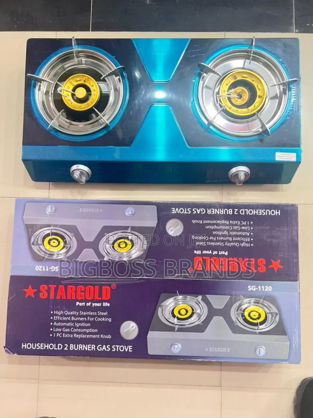 Gas Cooker Star Gold