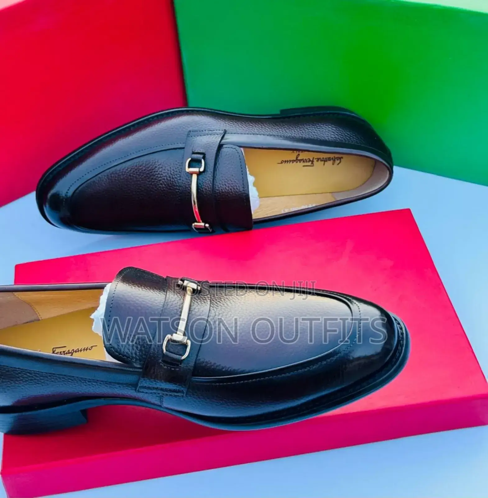 Viatu Vipya Vya Ngozi Vya Salvatore Ferragamo