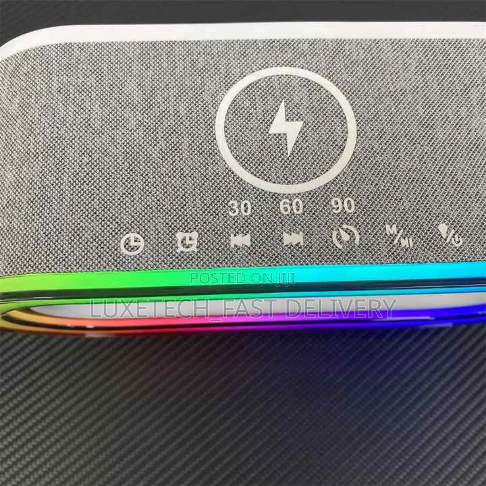 3 in 1 Multifunctional Wireless Charger Alarm Clock Speaker