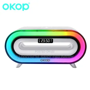 RGB LED Light Speaker With Wireless Charger