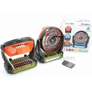 Solar Fan With Fm Radio, Bluetooth and LED Light