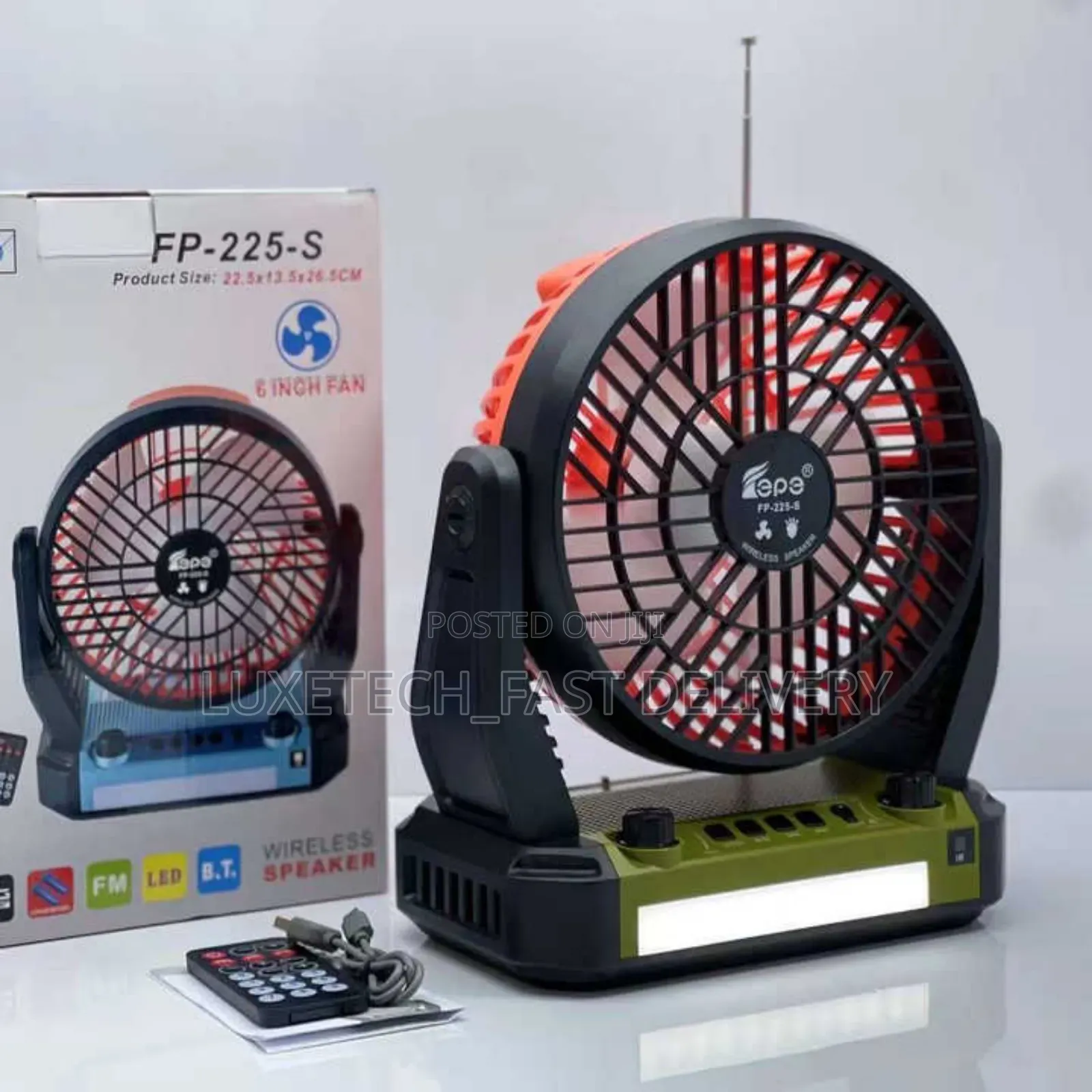 Table Top Rechargeable Fan