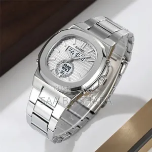 Skmei Analog and Digital Silver Plain