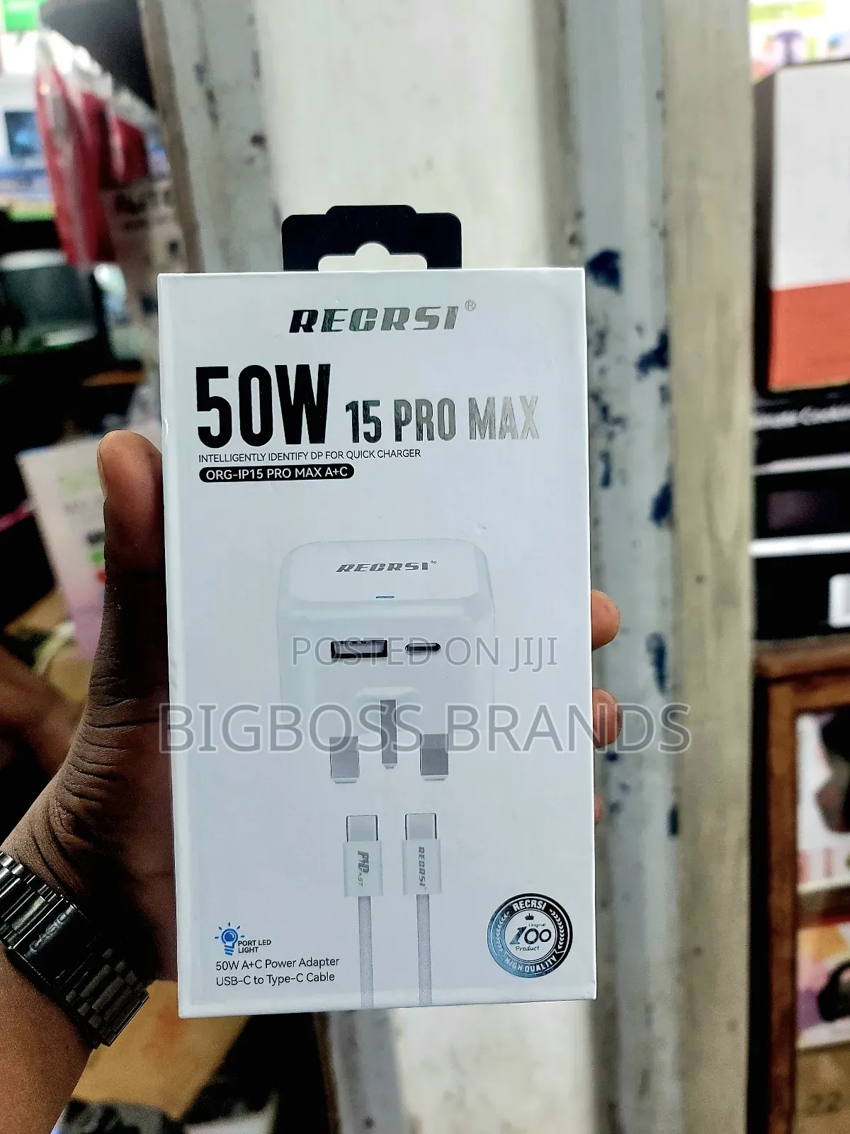 Recrsi Type C Super Fast Charger 50w