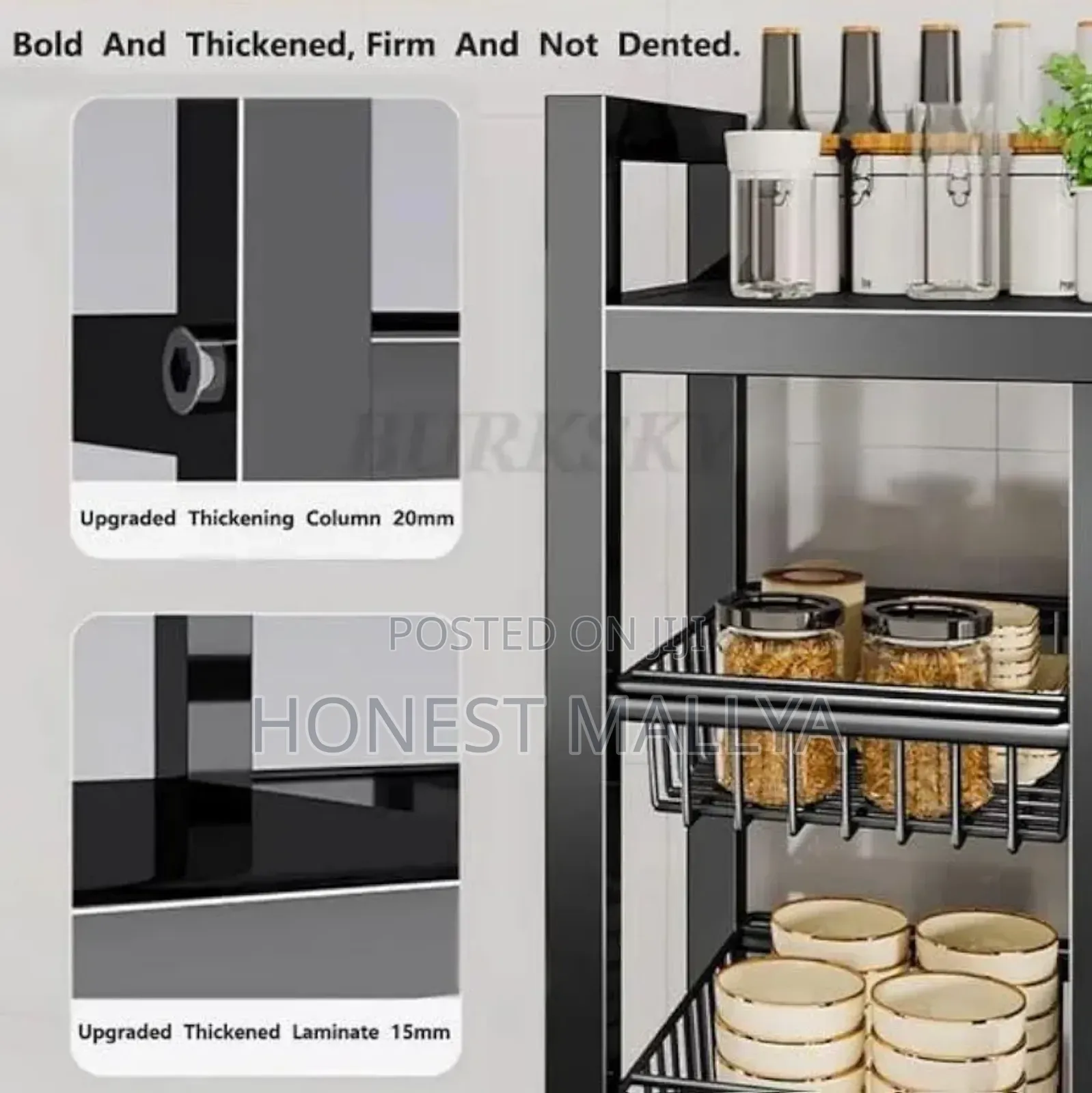 Multi Tier Kitchen Storage Cart