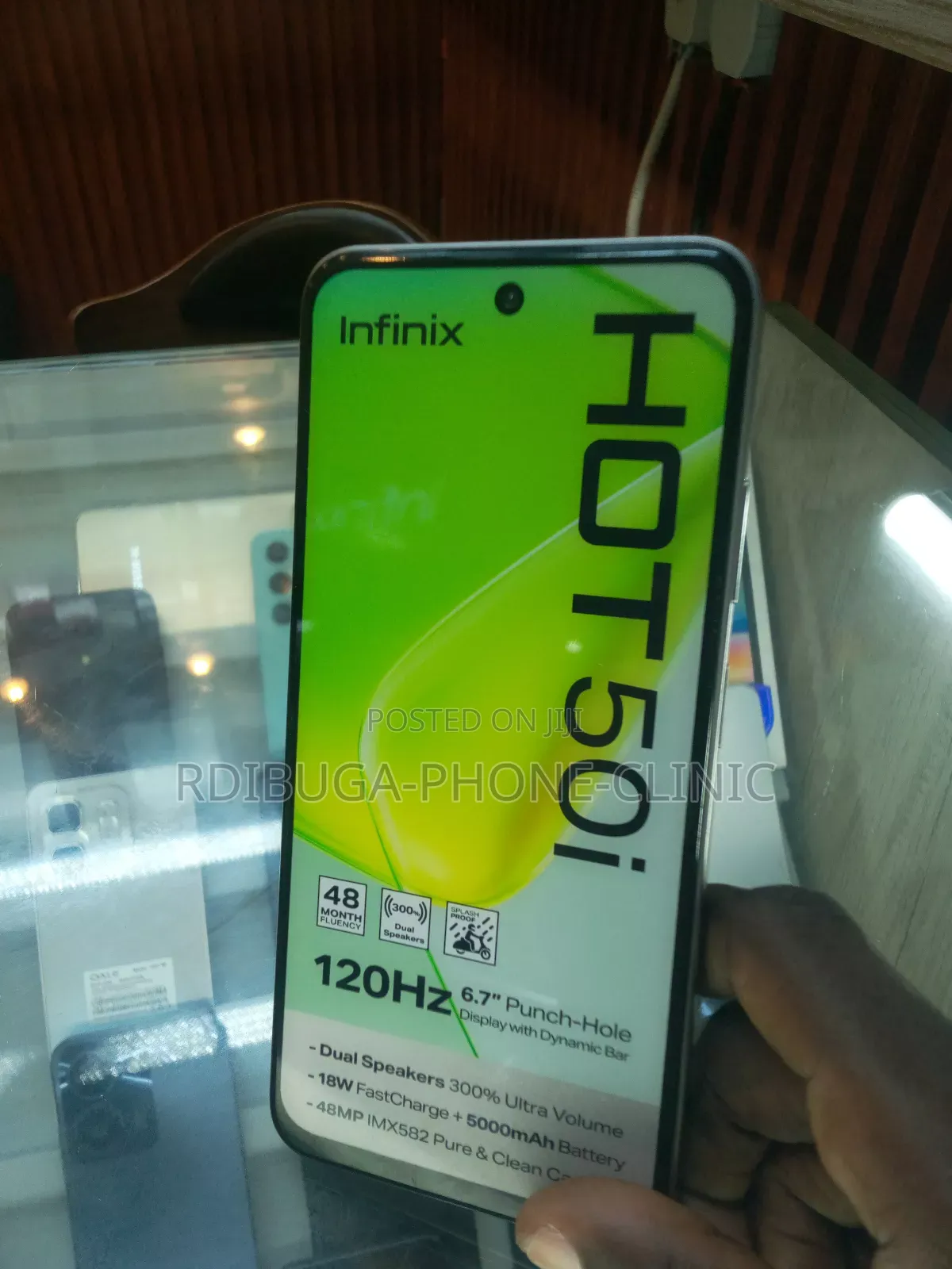New Infinix Hot 50i 128 GB Blue