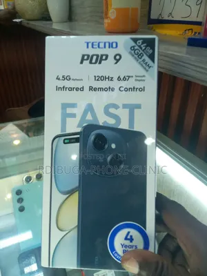 New Tecno Pop 9 64 GB Black